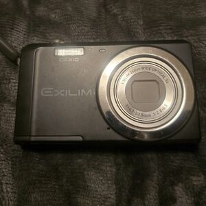Casio Exilim Silver and Black Digital Camera No Power Cord.